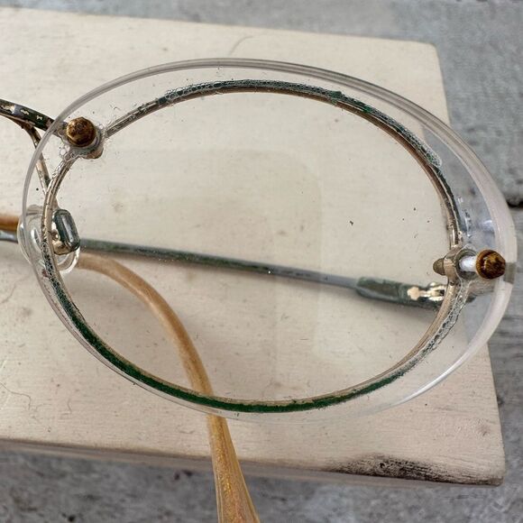 Vintage Cazal Germany Semi Rimless Glasses As Is - Picture 8 of 9